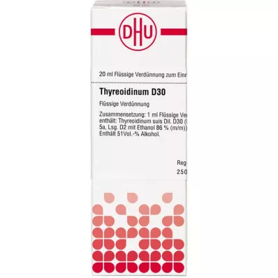 THYREOIDINUM Dilución D 30, 20 ml