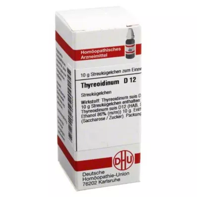 THYREOIDINUM D 12 glóbulos, 10 g THYREOIDINUM D 12 glóbulos, 10 g