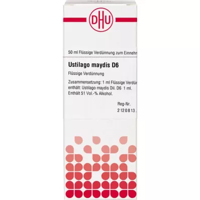 USTILAGO MAYDIS D 6 Dilución, 50 ml