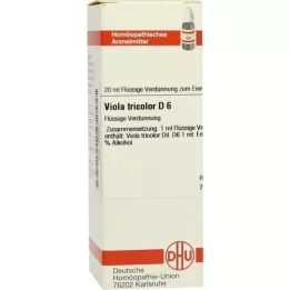 VIOLA TRICOLOR D 6 Dilución, 20 ml