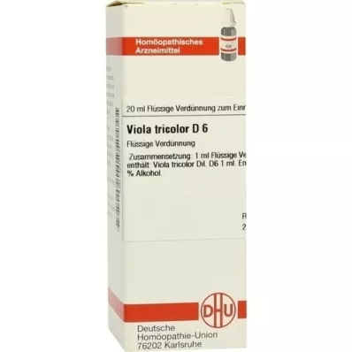 VIOLA TRICOLOR D 6 Dilución, 20 ml