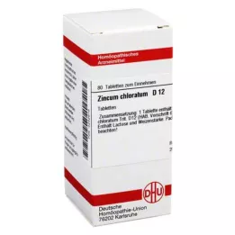 ZINCUM CHLORATUM D 12 pastillas, 80 uds