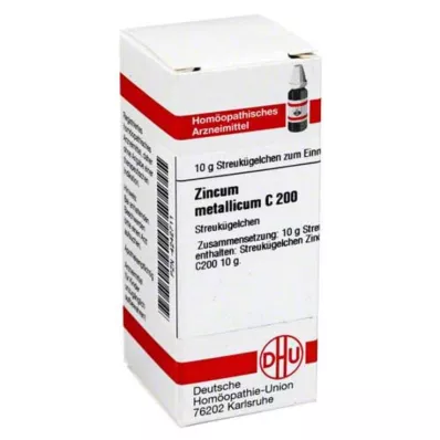 ZINCUM METALLICUM C 200 glóbulos, 10 g