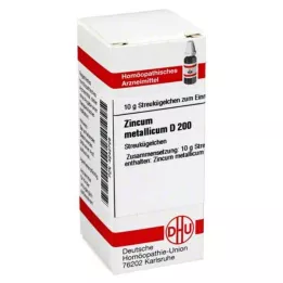 ZINCUM METALLICUM D 200 glóbulos, 10 g