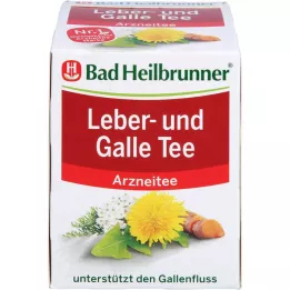 BAD HEILBRUNNER Bolsa de filtro de té de hígado y vesícula biliar, 8X1,75 g