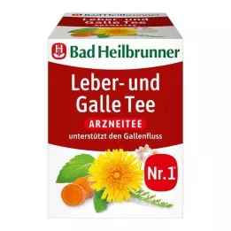 BAD HEILBRUNNER Bolsa de filtro de té de hígado y vesícula biliar, 8X1,75 g