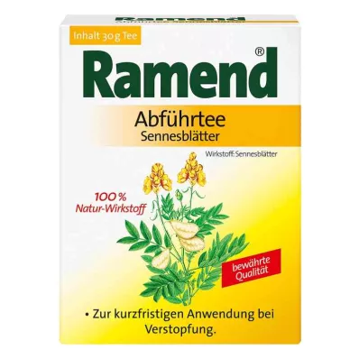 RAMEND Té laxante hojas de sen, 30 g RAMEND Té laxante hojas de sen, 30 g