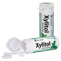 MIRADENT Xilitol Chicle Menta, 30 uds