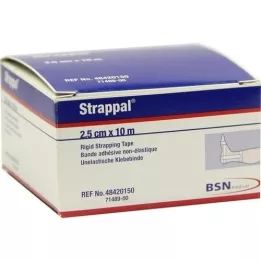 STRAPPAL Cinta adhesiva 2,5 cmx10 m, 1 unidad