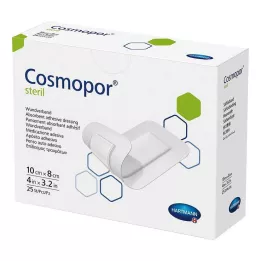 COSMOPOR apósito estéril 8x10 cm, 25 uds