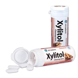 MIRADENT Xilitol Chicle Canela, 30 uds