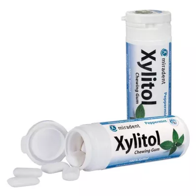 MIRADENT Xilitol Chicle Menta, 30 uds