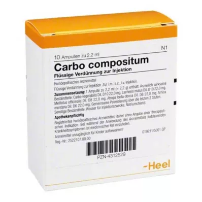 CARBO COMPOSITUM Ampollas, 10 uds