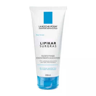 Crema de ducha La Roche-Posay Lipikar Surgras, 200 ml