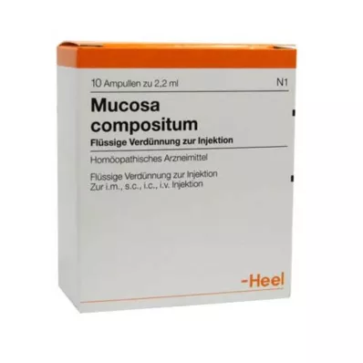 MUCOSA ampollas compositum, 10 uds