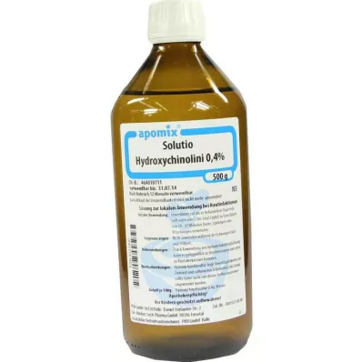 SOLUTIO HIDROXICINA. 0,4%, 500 ml