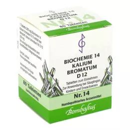 BIOCHEMIE 14 Kalium bromatum D 12 comprimidos, 80 uds