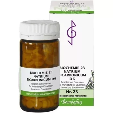 BIOCHEMIE 23 Natrium bicarbonicum D 6 Comprimidos, 200 uds