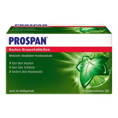 PROSPAN Tabletas efervescentes para la tos, 20 uds