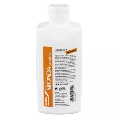 Loción Sensible Silonda, 500 ml