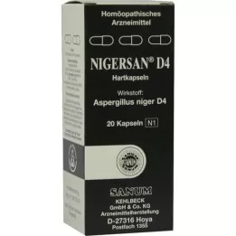 NIGERSAN D 4 Cápsulas, 20 Cápsulas