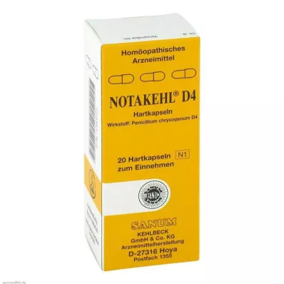 Notakehl D 4 cápsulas, 20 piezas