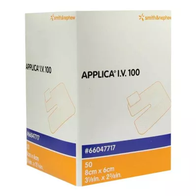 APPLICA Esparadrapo para cánula I.V.100 con almohadilla absorbente, 50 uds APPLICA Esparadrapo para cánula I.V.100 con almohadilla absorbente, 50 uds