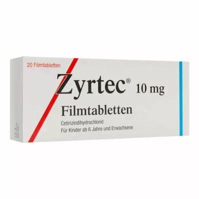 ZYRTEC Comprimidos recubiertos, 20 unidades
