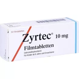 ZYRTEC Comprimidos recubiertos, 50 unidades