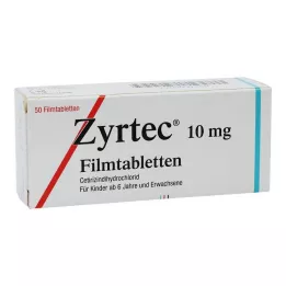 ZYRTEC Comprimidos recubiertos, 50 unidades