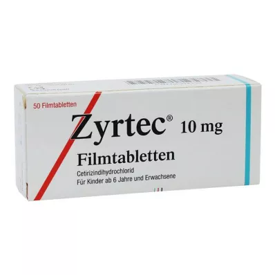 ZYRTEC Comprimidos recubiertos, 50 unidades