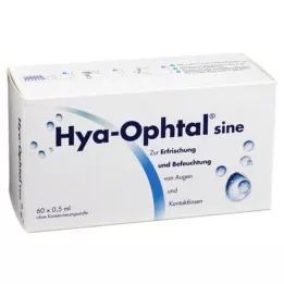 HYA-OPHTAL colirio de seno, 60X0,5 ml
