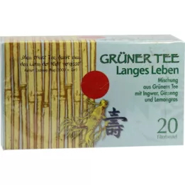 GRÜNER TEE+Jengibre+Ginseng bolsitas filtrantes, 20 uds