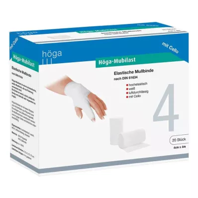 HÖGA-MUBILAST Venda de fijación 4 cmx4 con celofán, 1 ud HÖGA-MUBILAST Venda de fijación 4 cmx4 con celofán, 1 ud