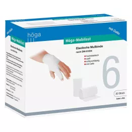 HÖGA-MUBILAST Venda de fijación 6 cmx4 con celofán, 1 ud