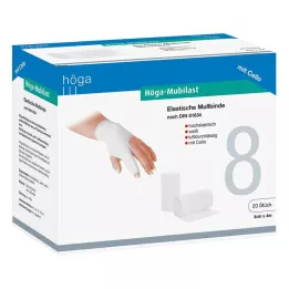 HÖGA-MUBILAST Venda de fijación 8 cmx4 con celofán, 1 ud