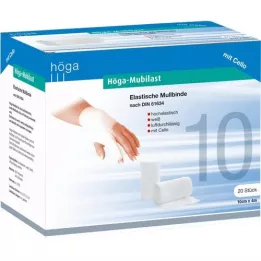 HÖGA-MUBILAST Venda de fijación 10 cmx4 con celofán, 1 ud