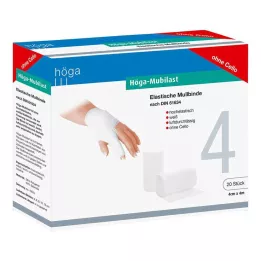 HÖGA-MUBILAST Venda de fijación 4 cmx4 m sin celofán, 20 uds