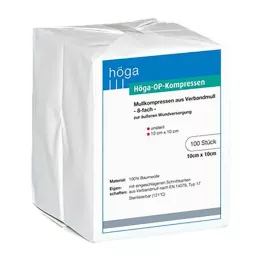 HÖGA-KOMPRESSEN OP 10x10 cm no estéril 8x, 100 uds