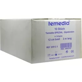 GIPSBINDE Temedia especial 12 cmx3 m, 10 uds