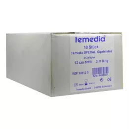 GIPSBINDE Temedia especial 12 cmx3 m, 10 uds