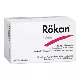 RÖKAN 40 mg comprimidos recubiertos con película, 200 uds