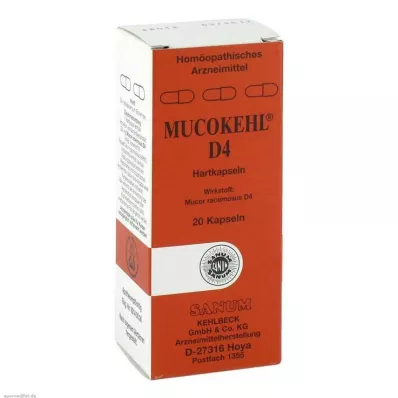 MUCOKEHL Cápsulas D 4, 20 uds