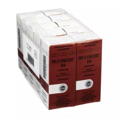 Cápsulas de Mucokehl D 4, 10x20 piezas