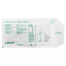 VASCO OP Guantes sensibles, estériles, sin polvo, talla 7.0, 2 uds