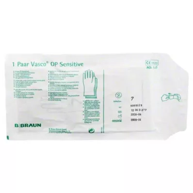 VASCO OP Guantes sensibles, estériles, sin polvo, talla 7.0, 2 uds