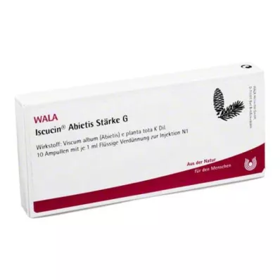 ISCUCIN abietis Ampollas Almidón G, 10X1 ml