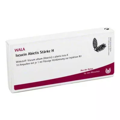 ISCUCIN abietis Ampollas de almidón H, 10X1 ml