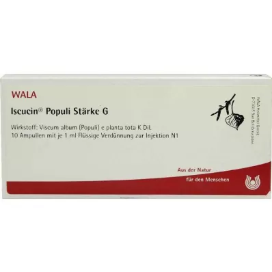 Ampollas Iscucin Populi St.G, 10x1 ml