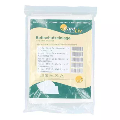 Lámina protectora para la cama blanca 90x100cm (1 unidad)